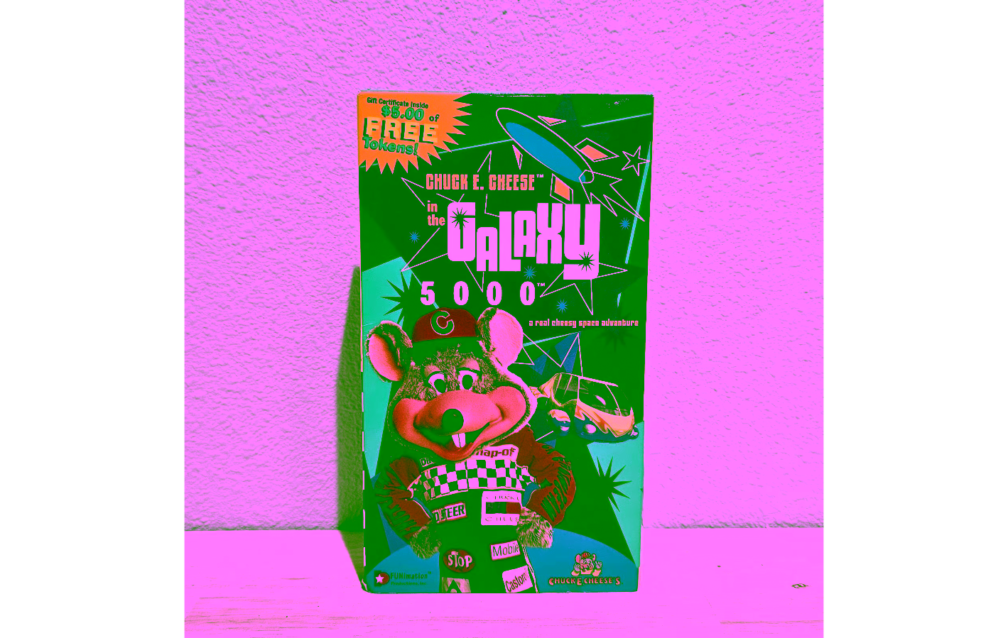 Chuck E. Cheese in the Galaxy 5000 VHS