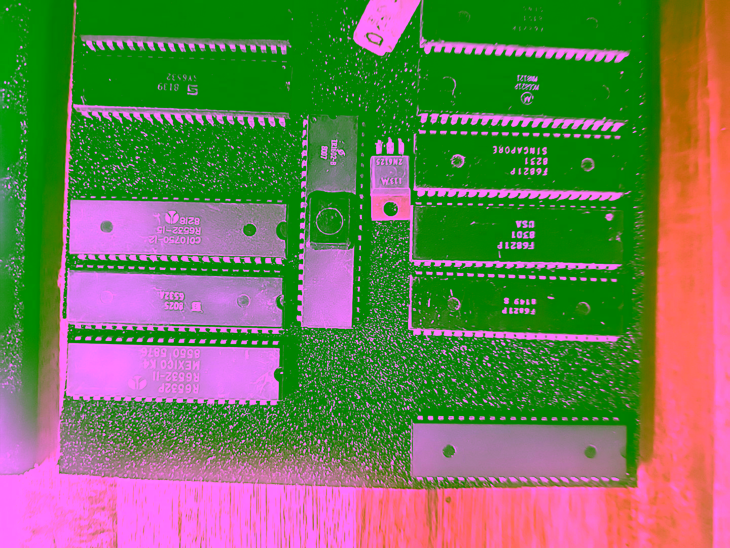 Various EPROMs and ROMs for Chuck E. Cheese arcade games and the Cyberamic Control System