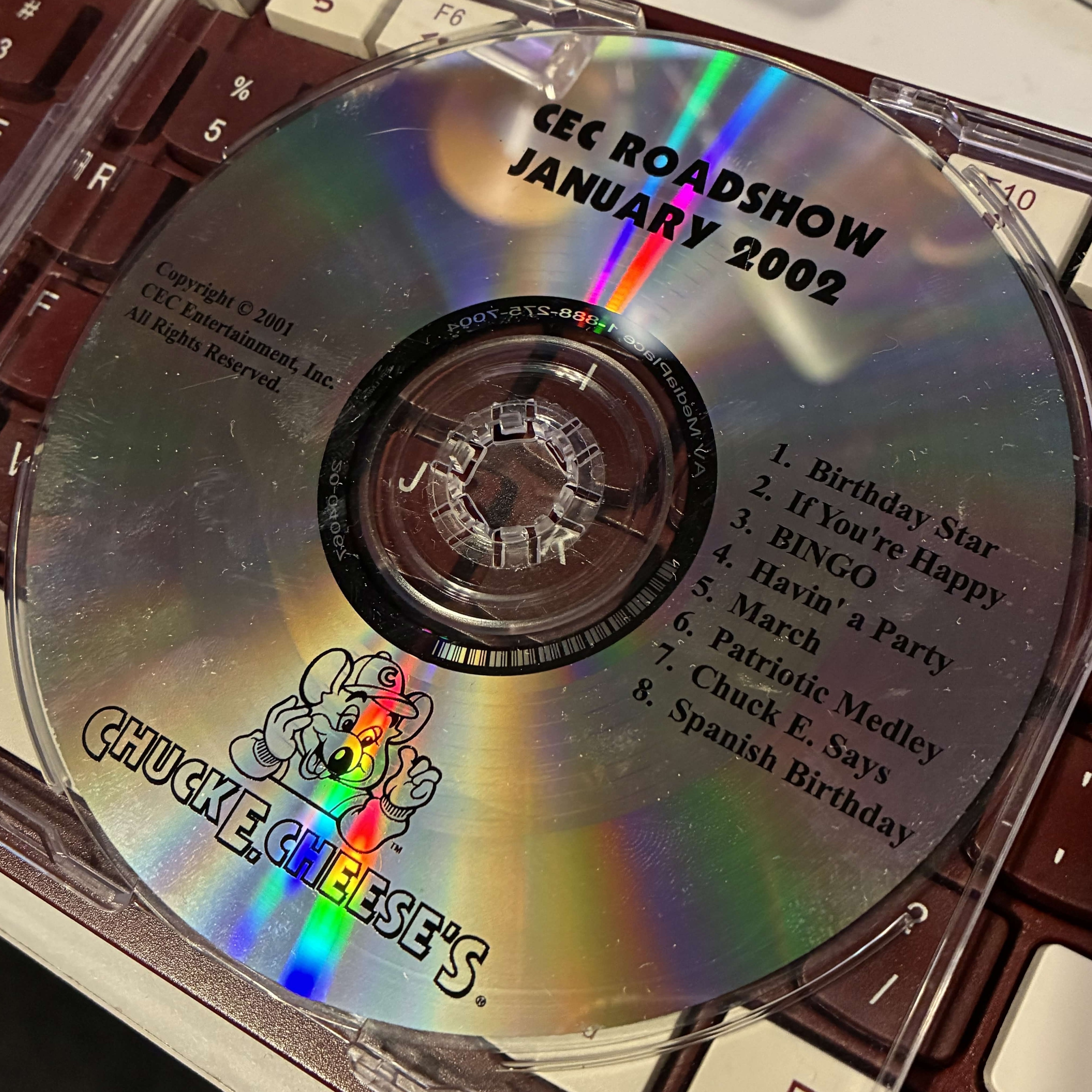 CEC Roadshow January 2002 CD cover