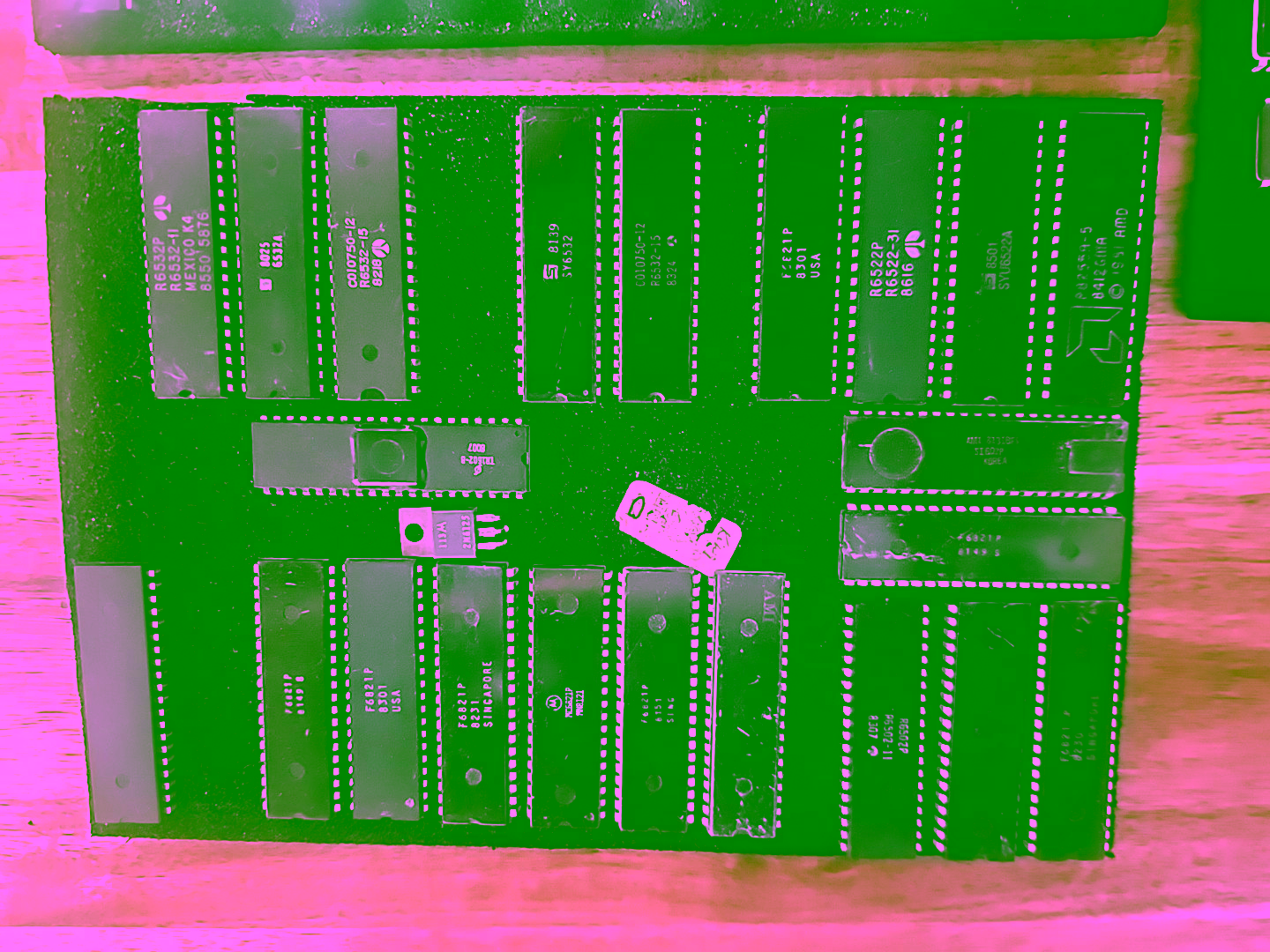 Various EPROMs and ROMs for Chuck E. Cheese arcade games and the Cyberamic Control System