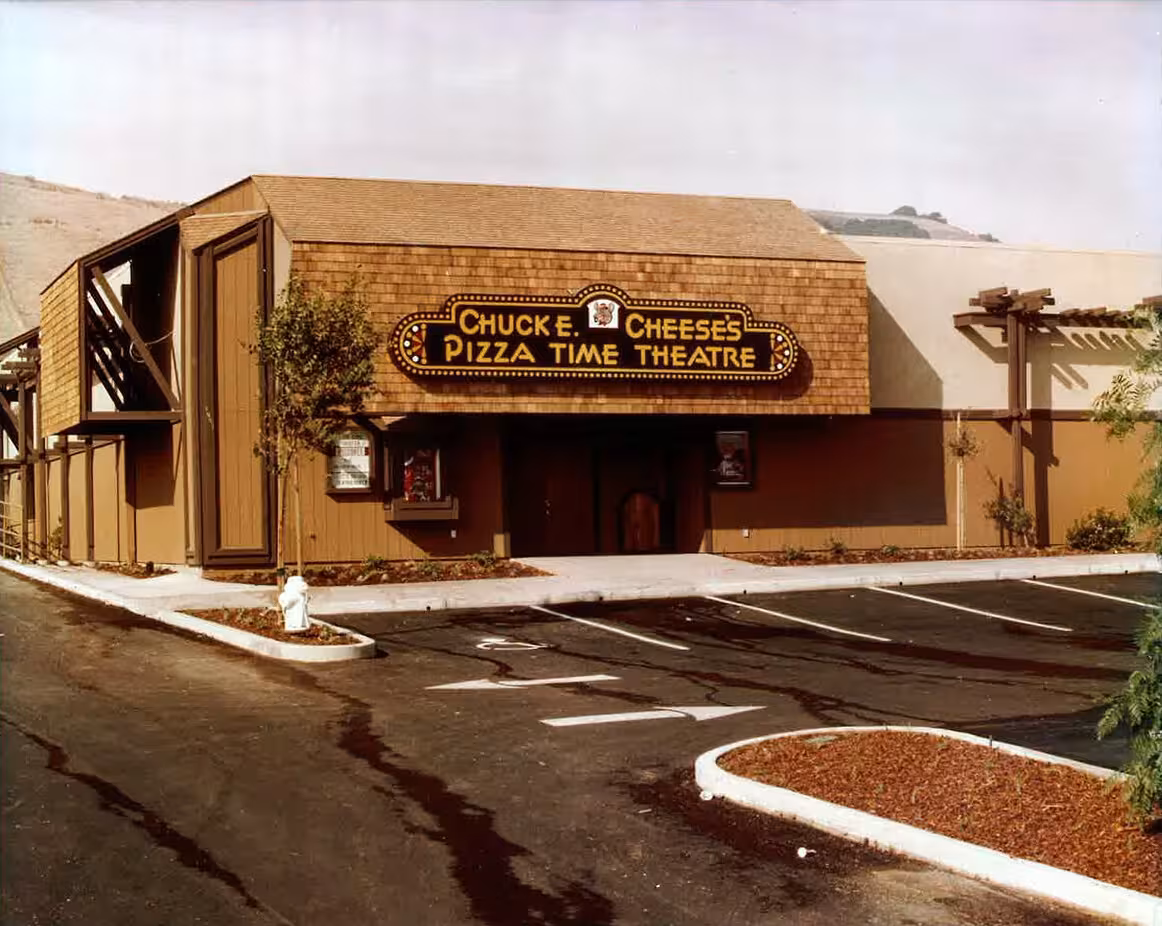 Exterior of San Ramon, CA, soon after opening