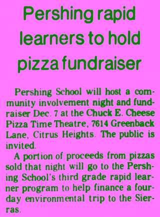 Citrus Heights Fundraiser