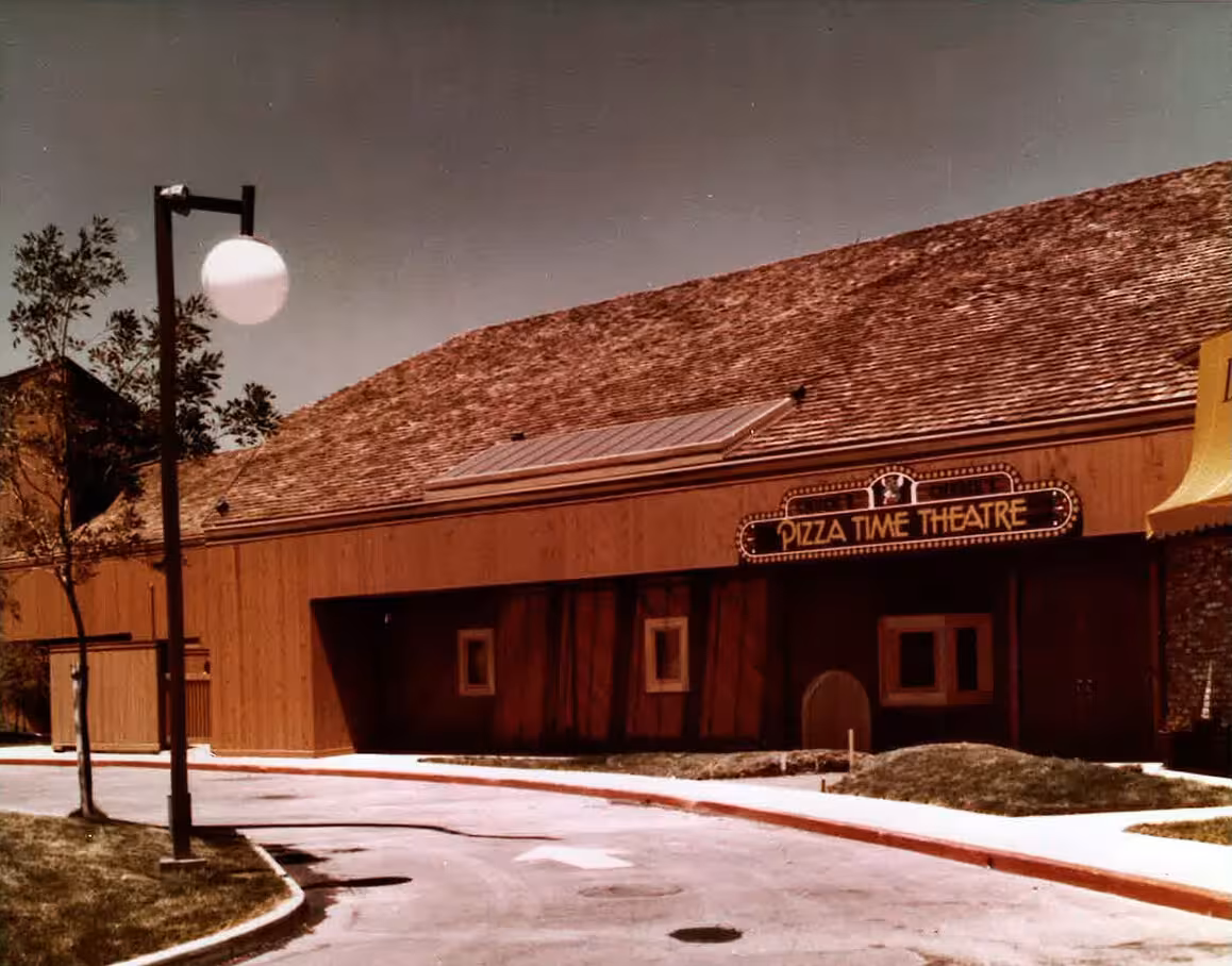 Exterior of Stockton, CA, soon after opening.